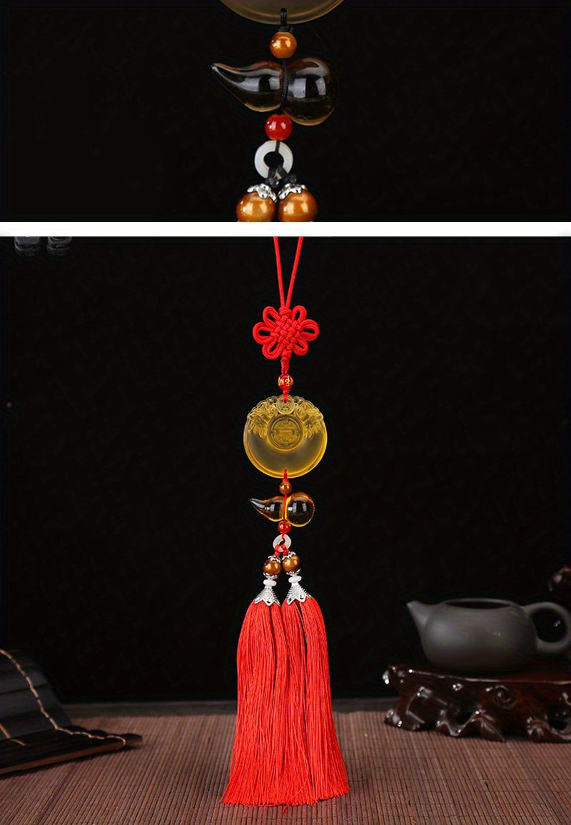 Gourd Car Pendant Blessing In The Eyes Car Interior Rearview Mirror ...