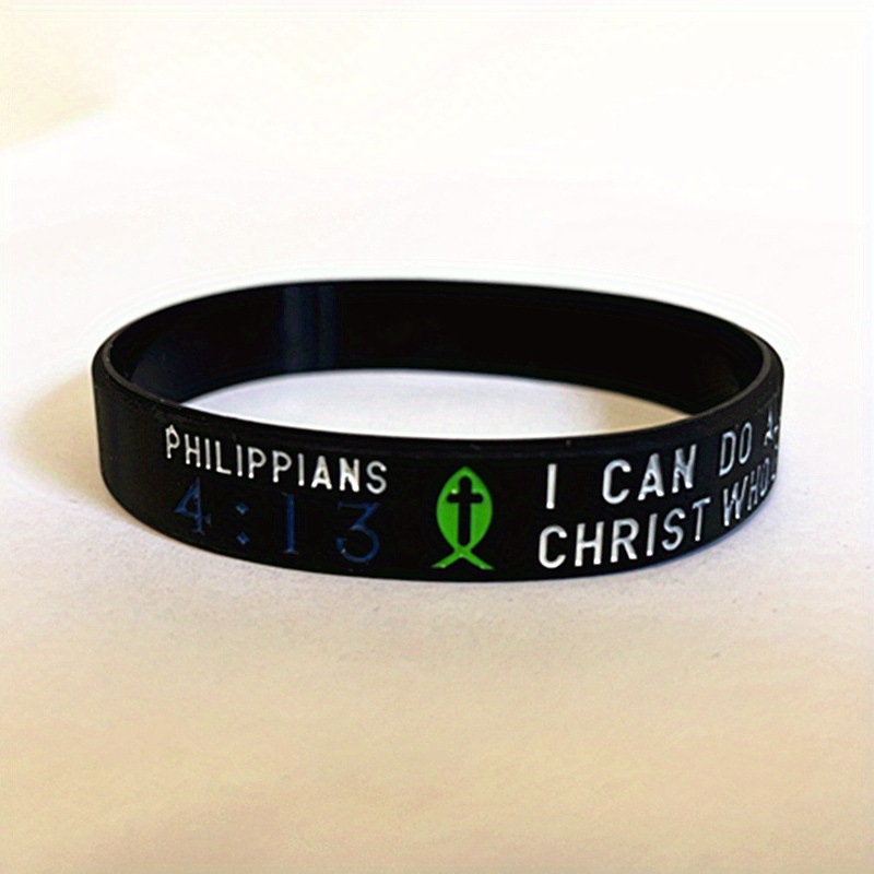 Philippians 4 13 on sale wristband