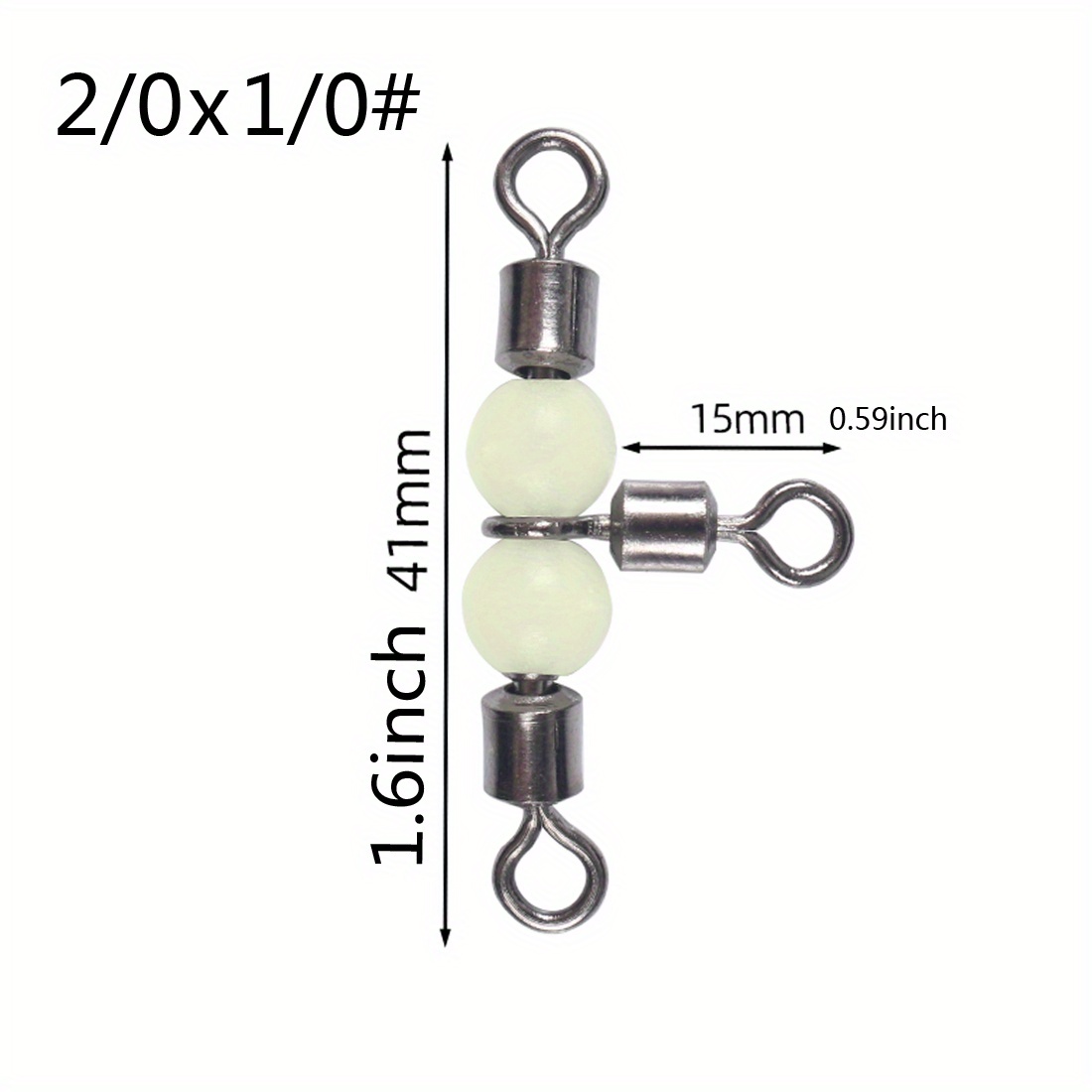 Luminous Bead Rolling Swivel Drifting Trolling 3 Way Rigs - Temu