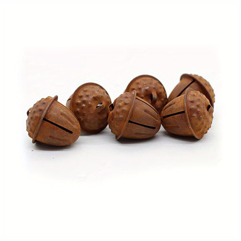 Image of 20 Christmas Rusty Bells Country Primitive Farmhouse Country Metal Bells Sleigh Bells For Christmas Tree Decoration Holiday Everyday Hanging Handmade And Decorative