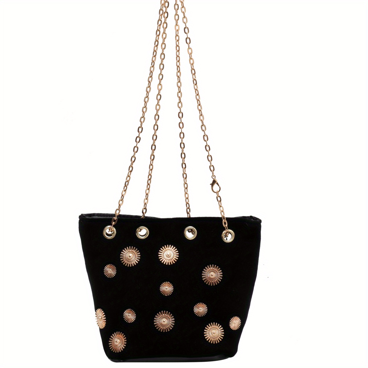 Chain Style Fashion Solid Color Single Shoulder Bag,one-size