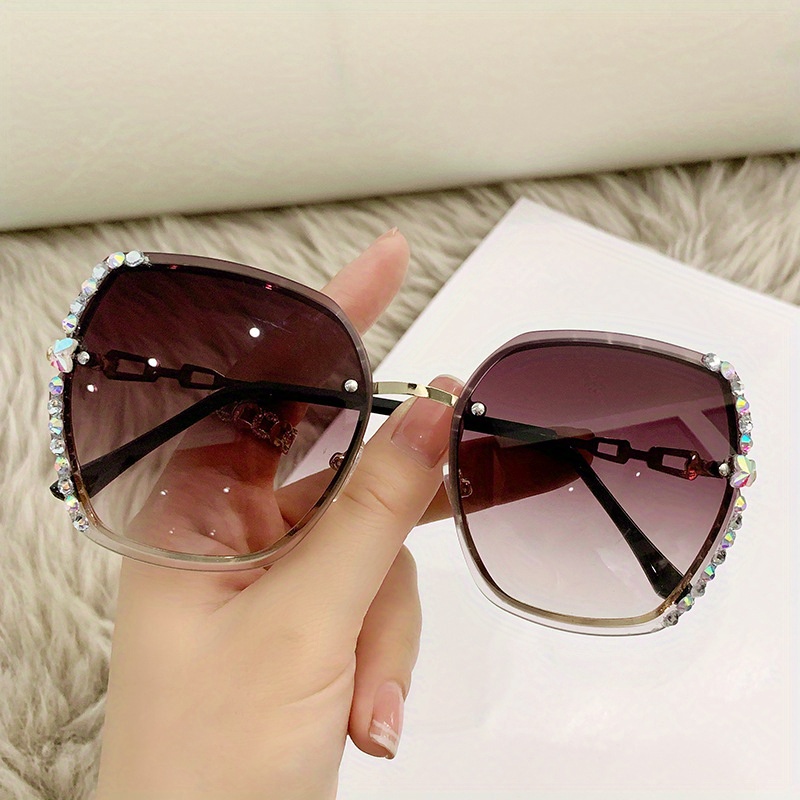 Square Sunglasses Oversized Fashion Designer Celebrity Men Women Sunglasses