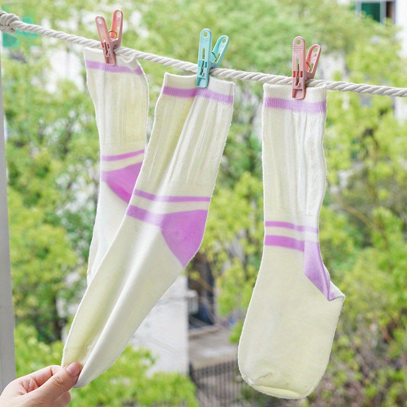 Pinzas de plástico 36 unids Pinzas para la ropa Clips de calcetines de  plástico Clips de ropa sujetador Viaje a prueba de viento pinza de café
