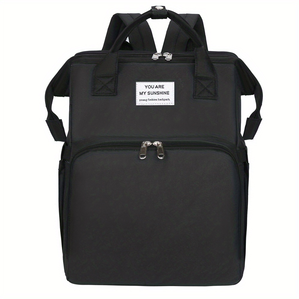 Portable Folding Cot Parent Bag, Multi-functional Lightweight Large-capacity Outdoor Leisure Backpack For Mothers And, Diaper Bag