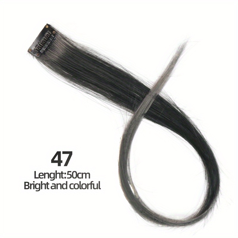 Ombre Straight Hair Extensions for Y2K Party