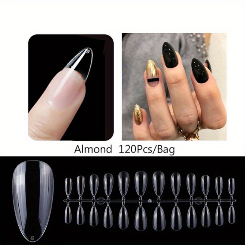 Transparentes Nagelspitzen-Display Mit Metallschrauben-Ringhalter – 50 Spitzen, Fächerförmig, Für Übung & Präsentation