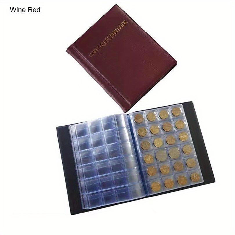 1pc Coin Collection Album,120 Pockets Coin Holder Books, Coin Collecting  Supplies For Collectors, For Hotels - Industrial & Commercial - Temu