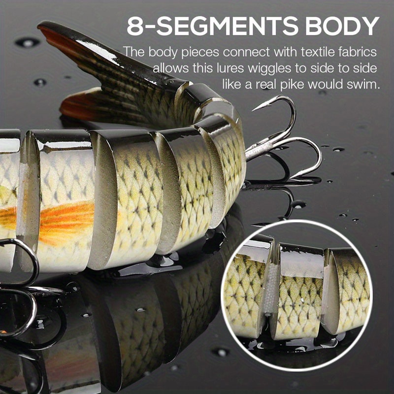 Bionic Fishing Lures Kit: Multi jointed Swimbaits Bass Trout - Temu