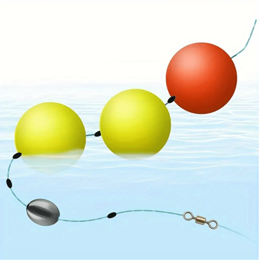 Round Plastic Fishing Float Long Throw Fishing Bobber Sea - Temu Canada