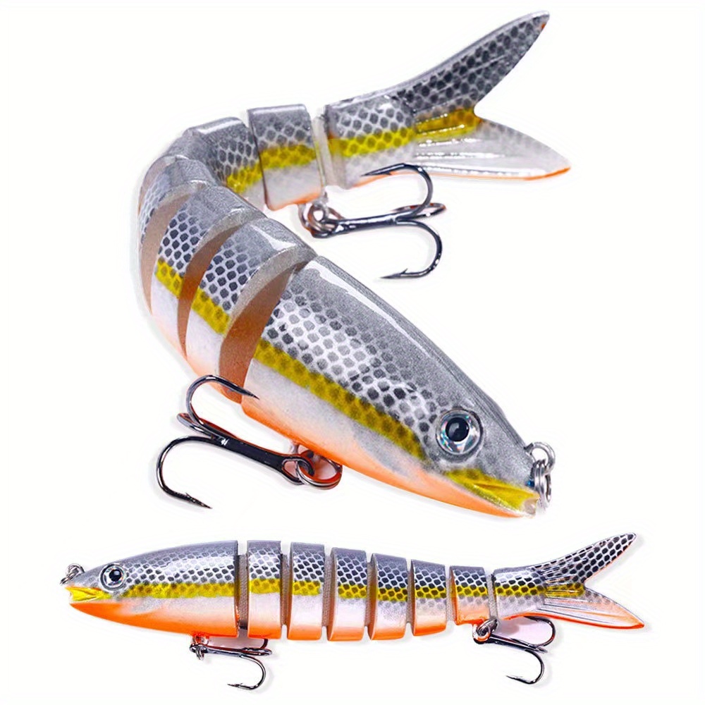  QENIN Fishing Lures Kit for Bass Trout 5pcs Multi Jointed  Swimbaits Topwater Fishing Frog Lure Bionic Artificial Soft Bait for  Freshwater Saltwater Lifelike Fishing Lure : Sports & Outdoors