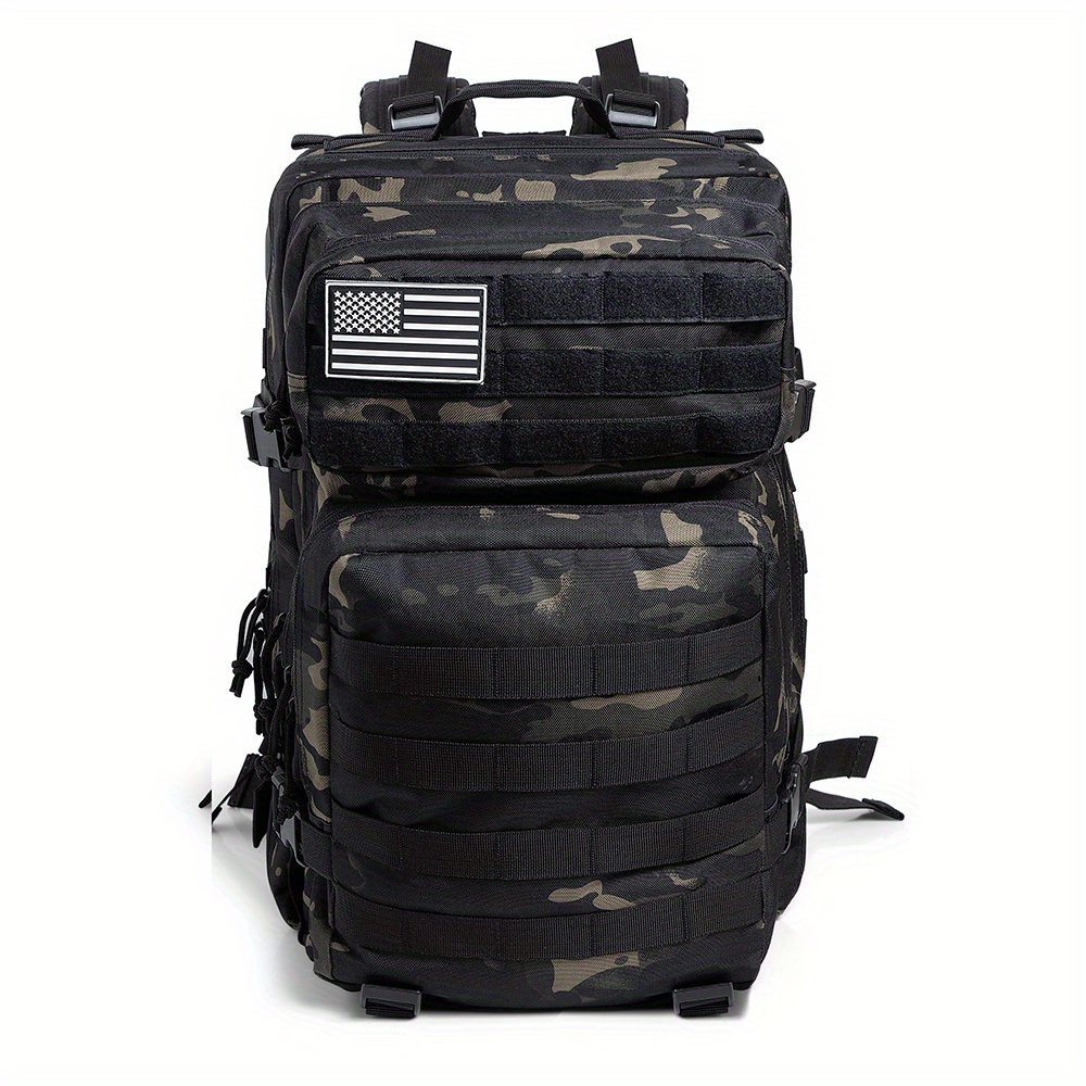 Durable Tactical Backpack For Outdoor Sports And Travel - Unisex Double  Shoulder Design