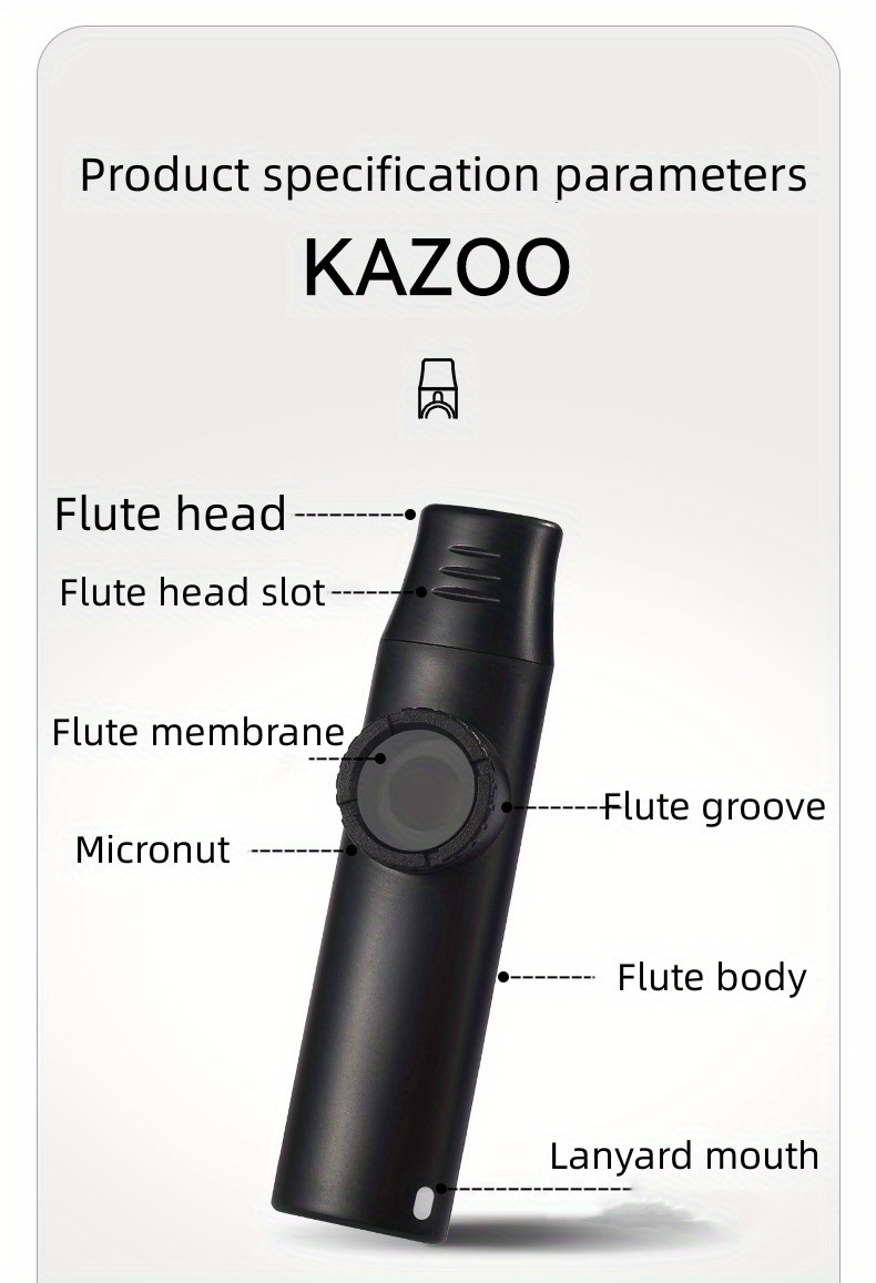 Kazou Flute Playing Level Kazoo Beginners Learn Flute - Temu