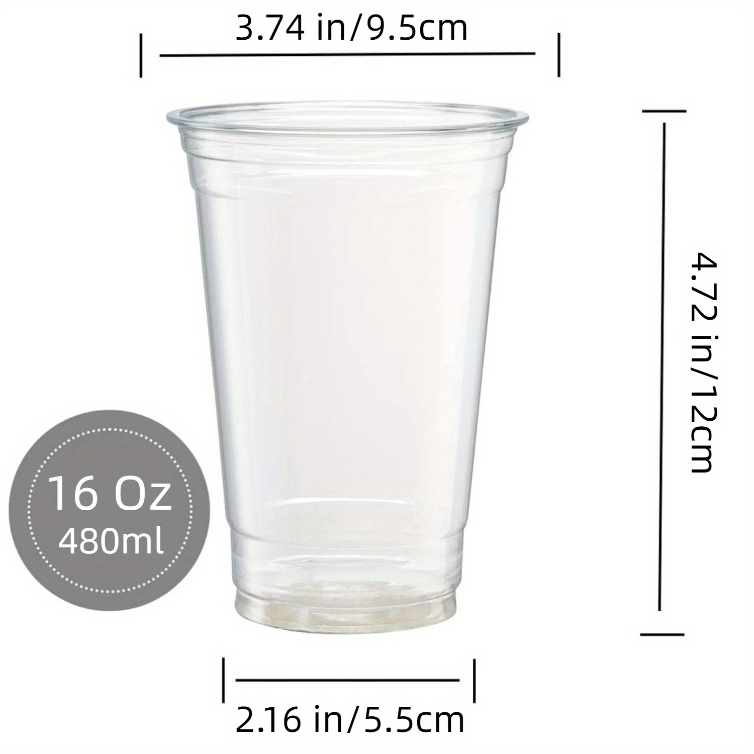 48 Wholesale Plastic Party Cups 16 Ounce 16 Count - at 
