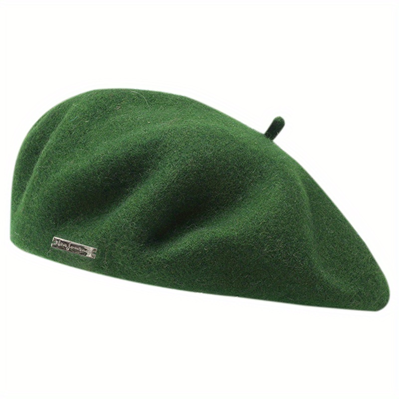 Bright Candy Wool Beret Women's Beanie Cap Painter Hats