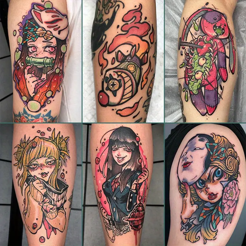 Tattoo stickers waterproof male and female long-lasting Japanese