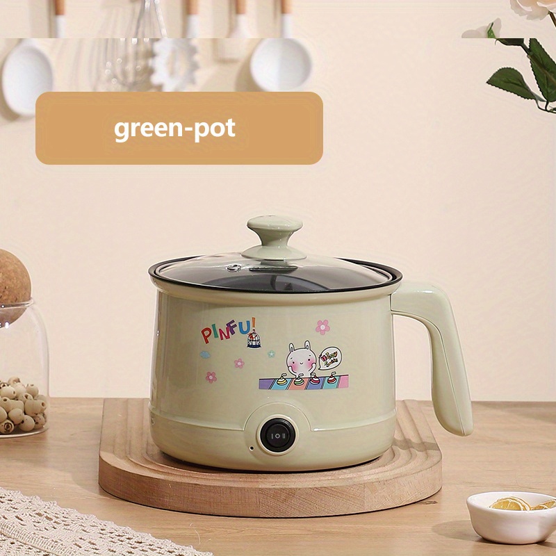 600ml Electric Kettle Stew Pot Slow Cooker Portable Cooking Pot Stewing  Porridge Soup with Appointment For Home Travel 220V
