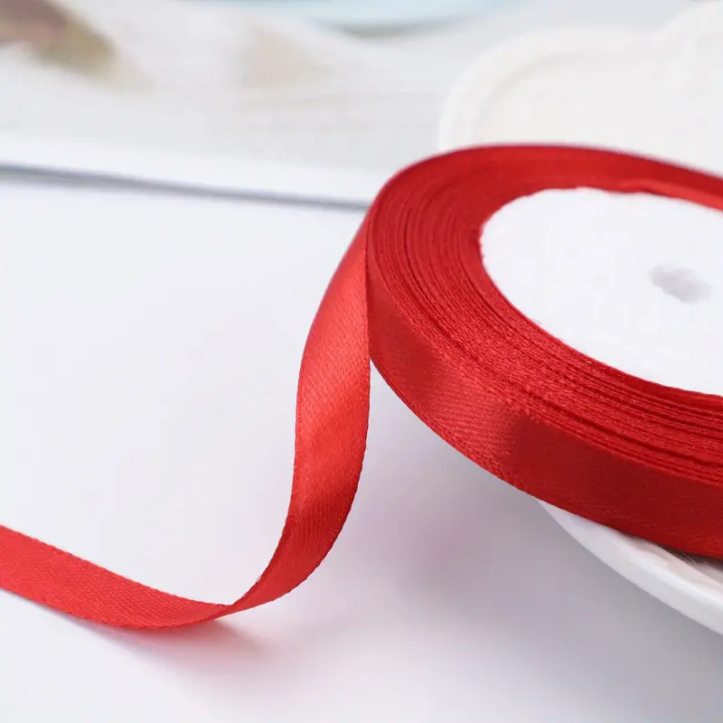 Glittering Satin Ribbon For Handmade Bow Craft Wedding - Temu