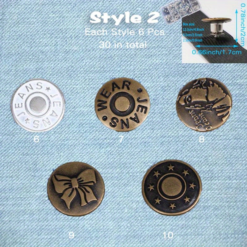 Shop Denim Button Screw with great discounts and prices online