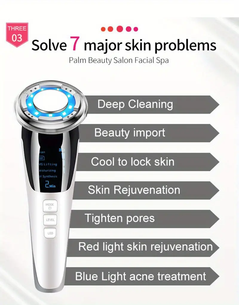 rejuvenate your skin with hot cold led light sonic vibration massager ems galvanic face lifting facial massager details 3