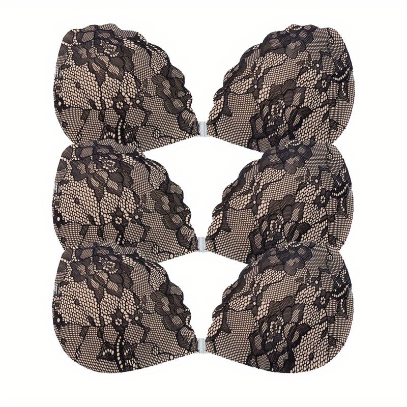 Jacquard Nipple Covers Sexy Lace Embroidery Push Self - Temu