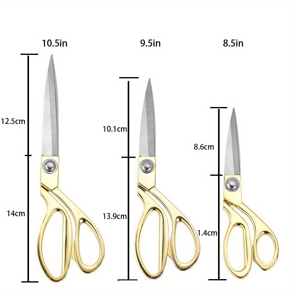 Stainless Steel Detail Craft Scissors Suit, Straight, Round, High