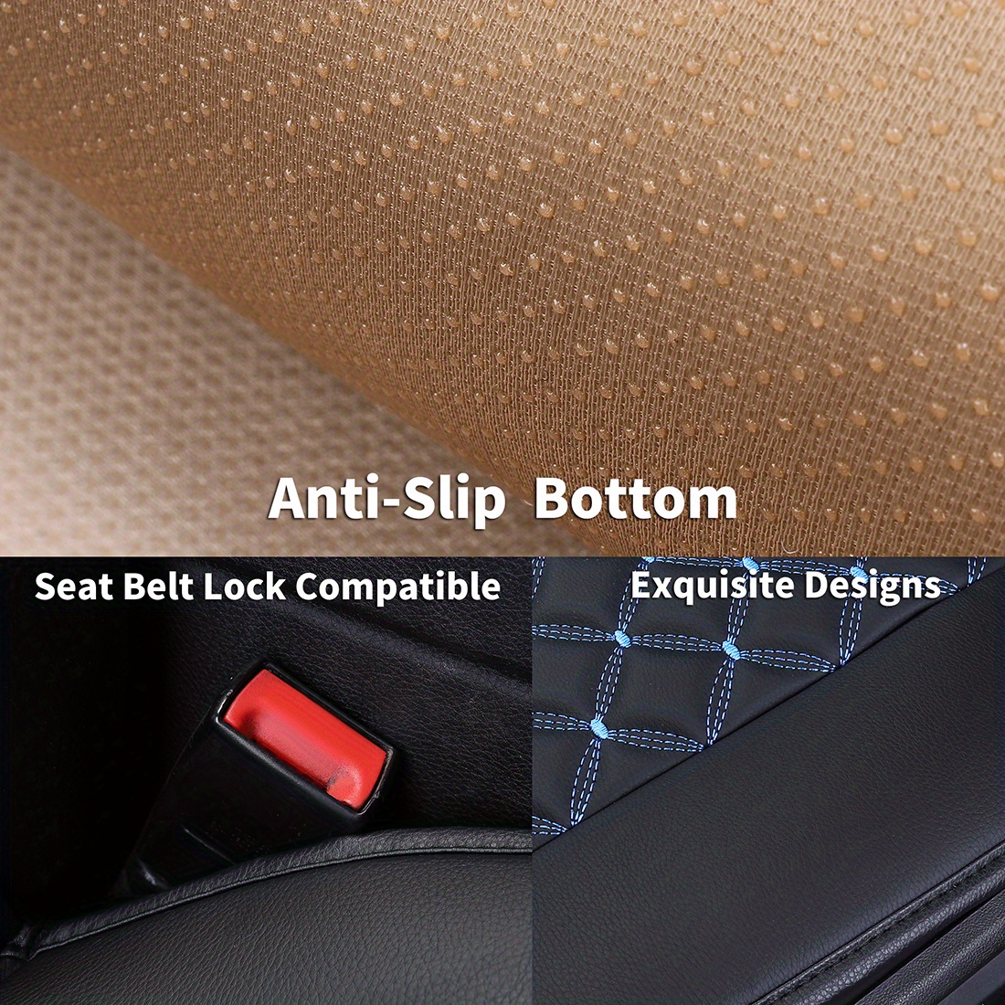Upgrade Your Car Seats With This Luxurious Leather 4season Cushion