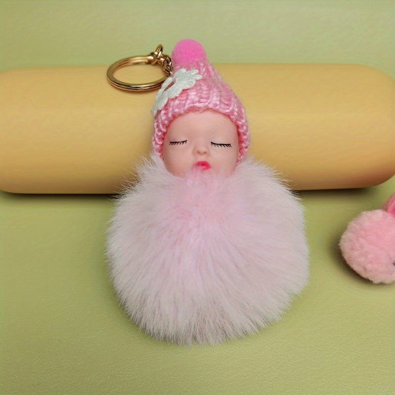 Feather doll sale keychain