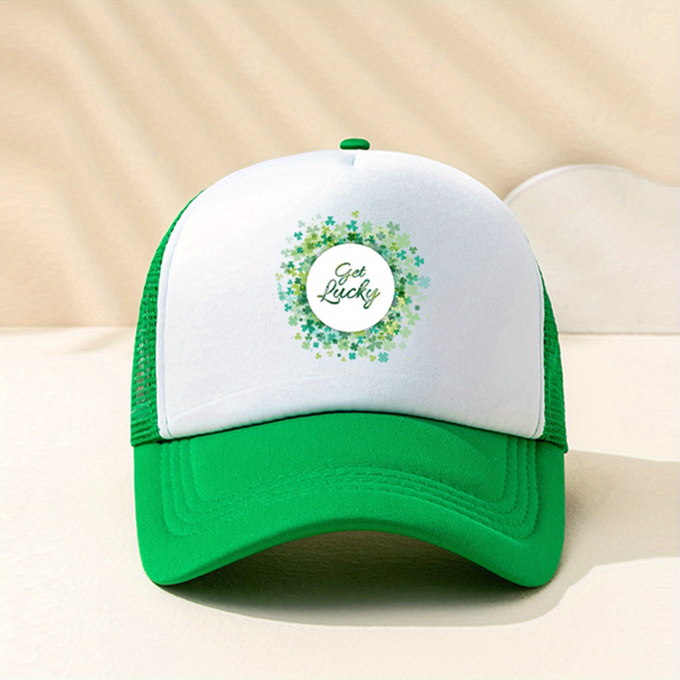 St. Patrick's Day Baseball Mesh Breathable Trucker Hat - Temu