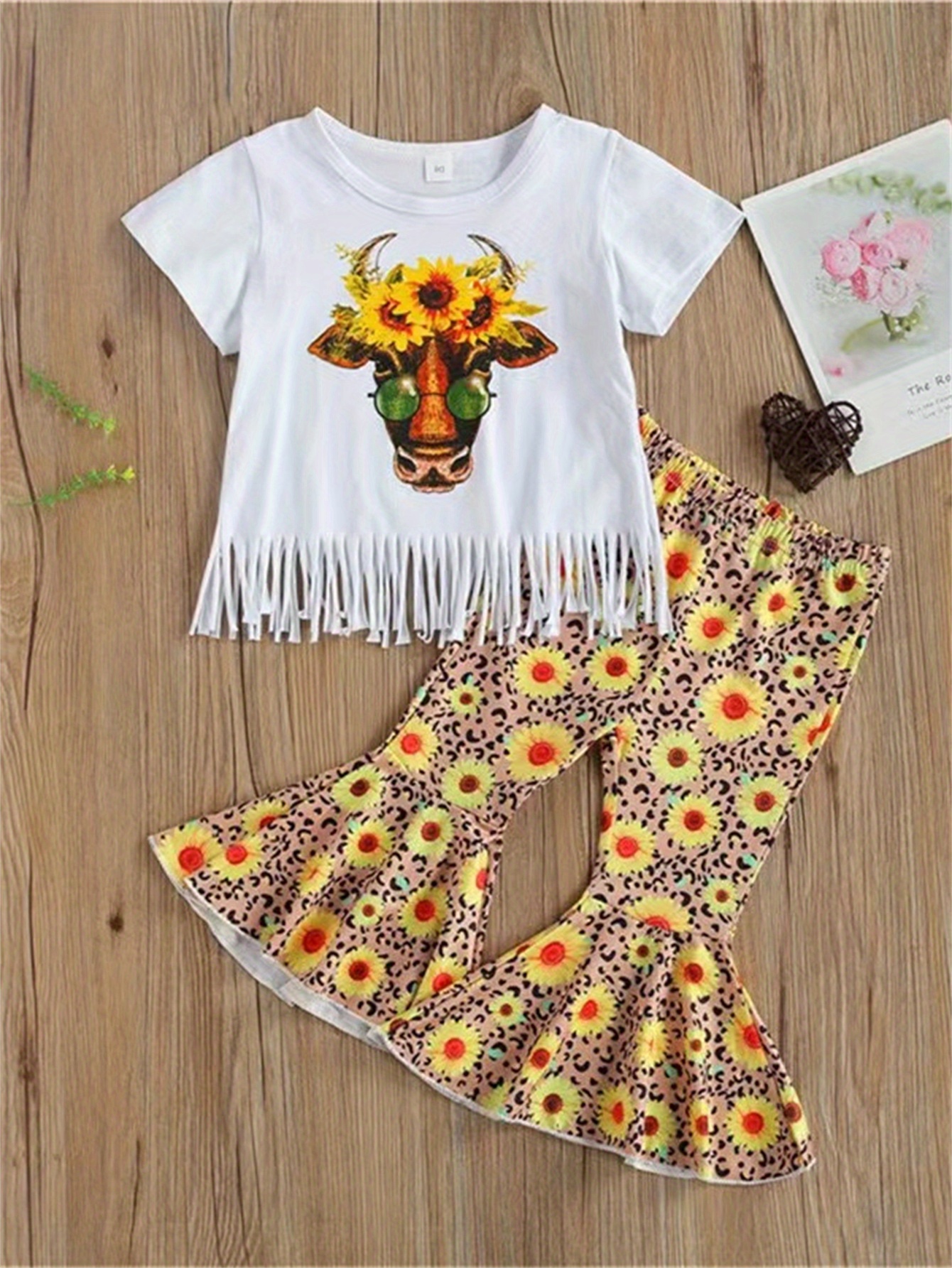 Casual Cute Spring And Summer Child's Short Sleeve T-shirt & Pants Set -  Temu