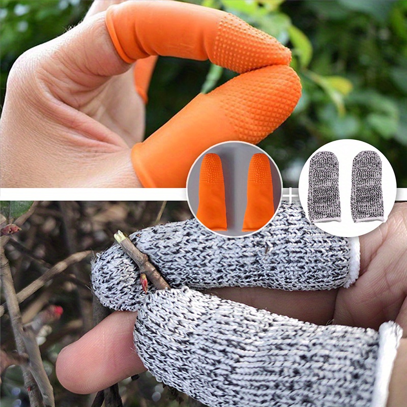 Finger Cots Cut Resistant Protector - Finger Covers For Cuts, Gloves Life  Extender, Cut Resistant Finger Protectors For Kitchen, Work, Sculpture,  Anti