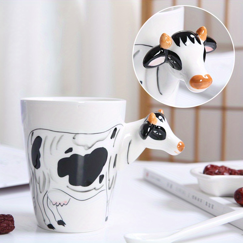 1pc Green 350ml/13oz Ceramic Coffee Mug Set With Spoon, Cute Cartoon Horse  Shaped Cup With Handle, Classic And Minimalist Style, Perfect For Coffee,  Tea, Milk Etc.