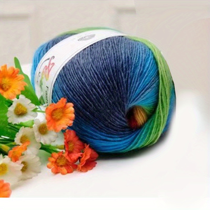 Lambada 4 Ply Blue Green Gradient Yarn Crochet Yarn Knitting Yarn Melodyy  by Wolltraum Color Changing Ombré Yarn Hand Tied 