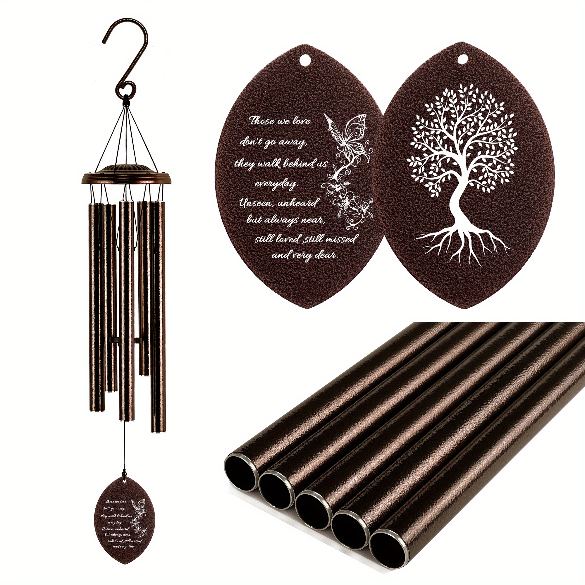 Memorial Wind Chimes Loss Loved One Sympathy Gifts Dad Mom - Temu