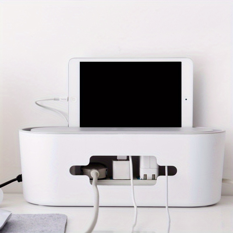 Desktop Cable Management Box Organize Conceal Power Strips Temu