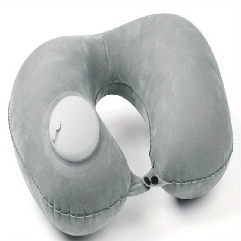 1 Almohada Viaje Inflable Almohada Cuello Viaje Multifunción - Temu