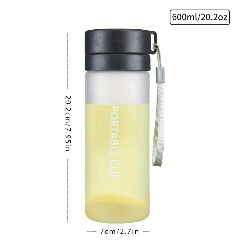 600 ML. (20 OZ.) GLASS WATER BOTTLE