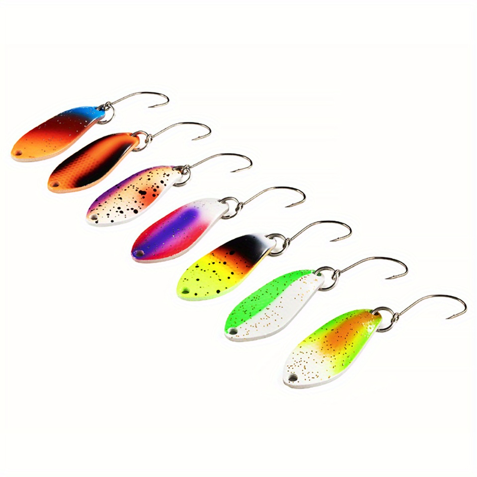 10-Piece Fishing Metal Spoon Lure Kit - Catch More Fish with Golden &  Silver Baits & Sequins Spinner Lures!