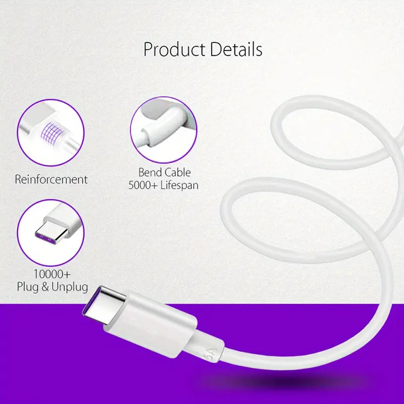 5a usb type c cable for samsung 5a fast usb charging type c charger data cable for xiaomi redmi usb c cable details 6
