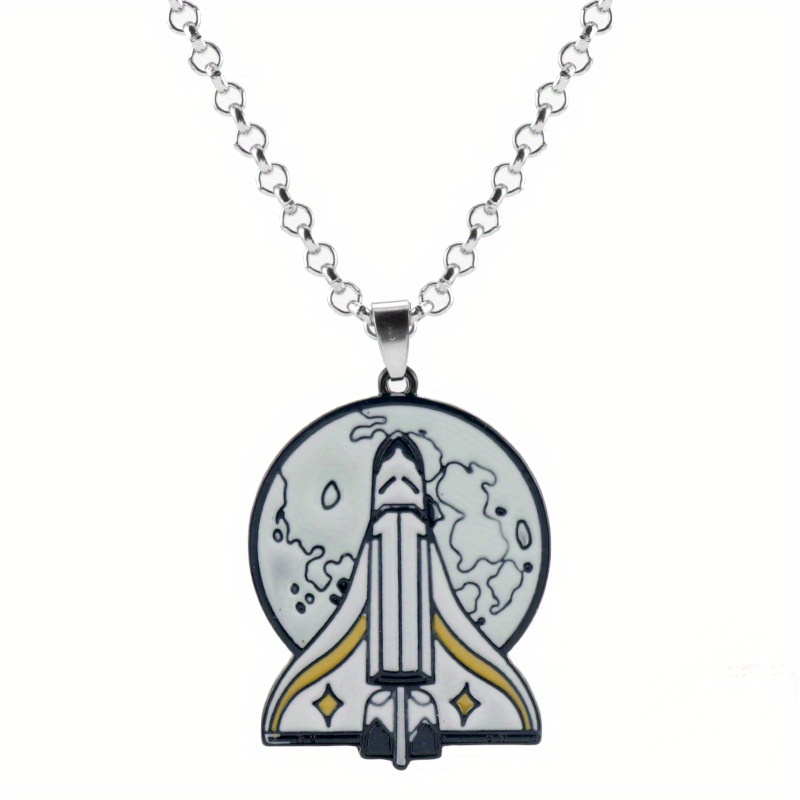 The Last Of Us Airplane Planet Pendant Necklace