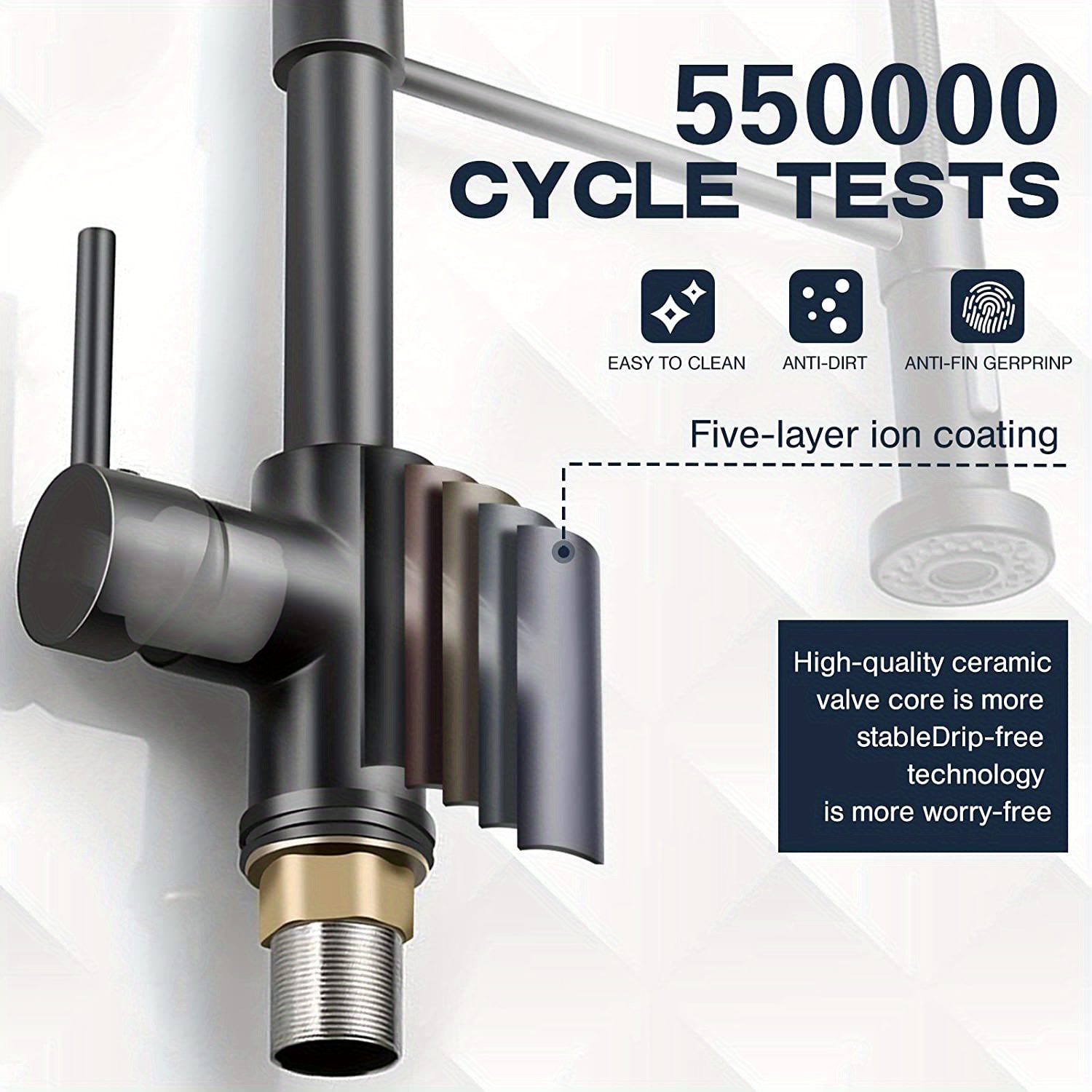 Modern Kitchen Faucet Upgrade Kitchen A Commercial grade Temu