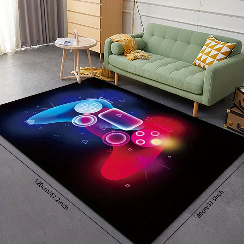 Non-slip 3d Gaming Room Rug For Video Gamers - Machine Washable ...