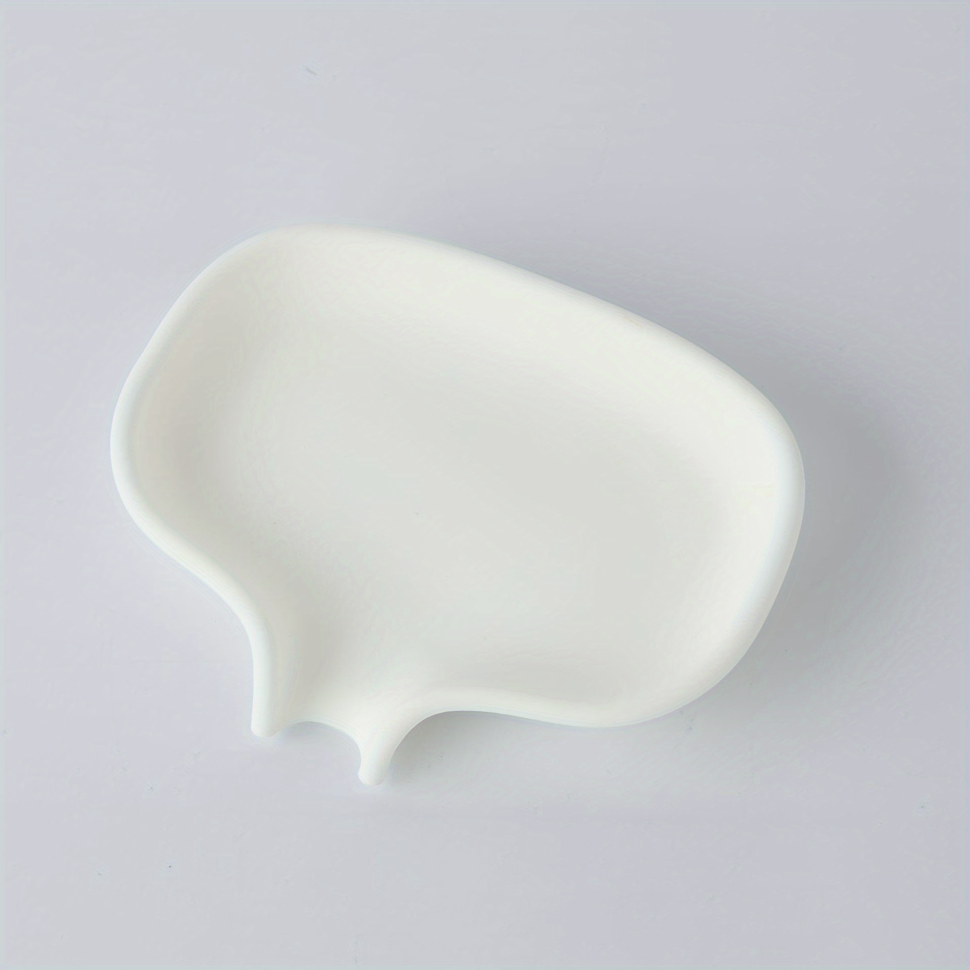 White Silicone Soap Dish