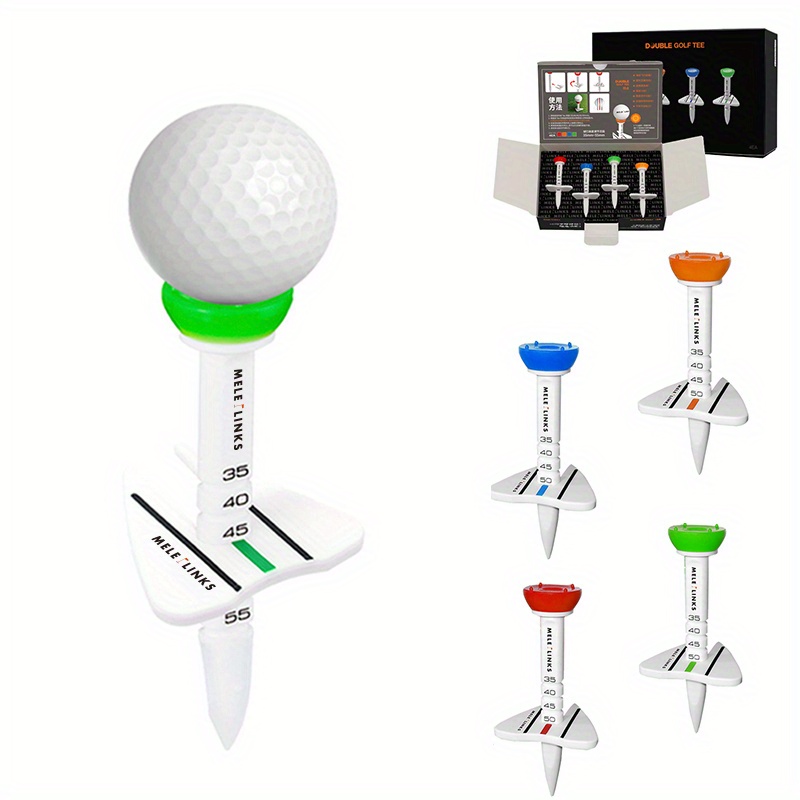 Portable Golf Tee Adjustable ABS Anti-flying Tripod Golf Tee Golf Ball  Accessories Training Golf Ball