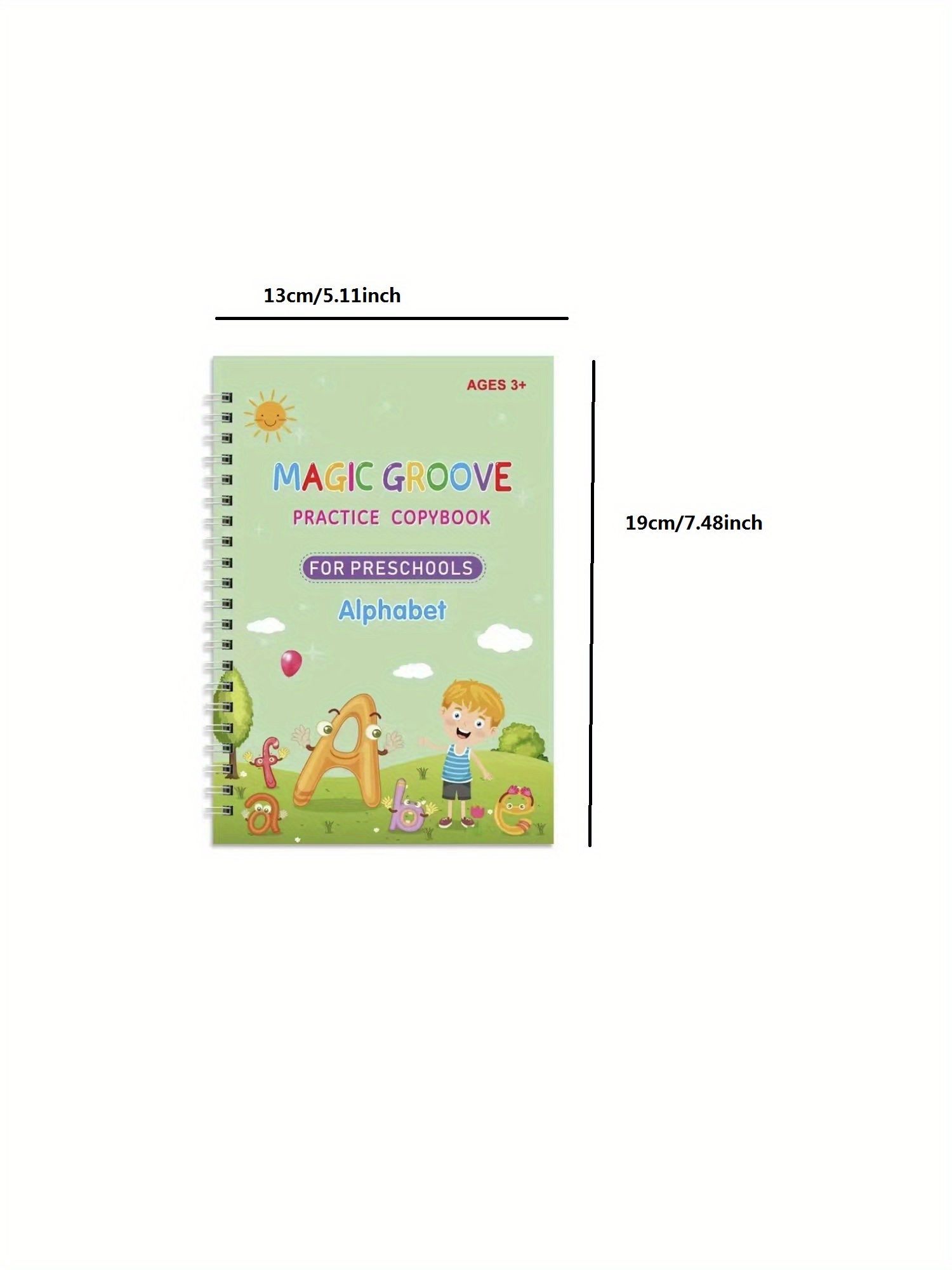 Quaderno per bambini scuola materna illuminazione 1-6 anni Groove pratica quaderno  digitale Pinyin meraviglioso libro rosso Livros