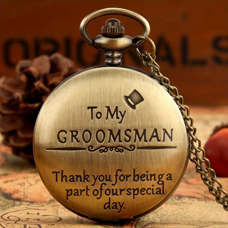 Pocket watch deals for groomsmen