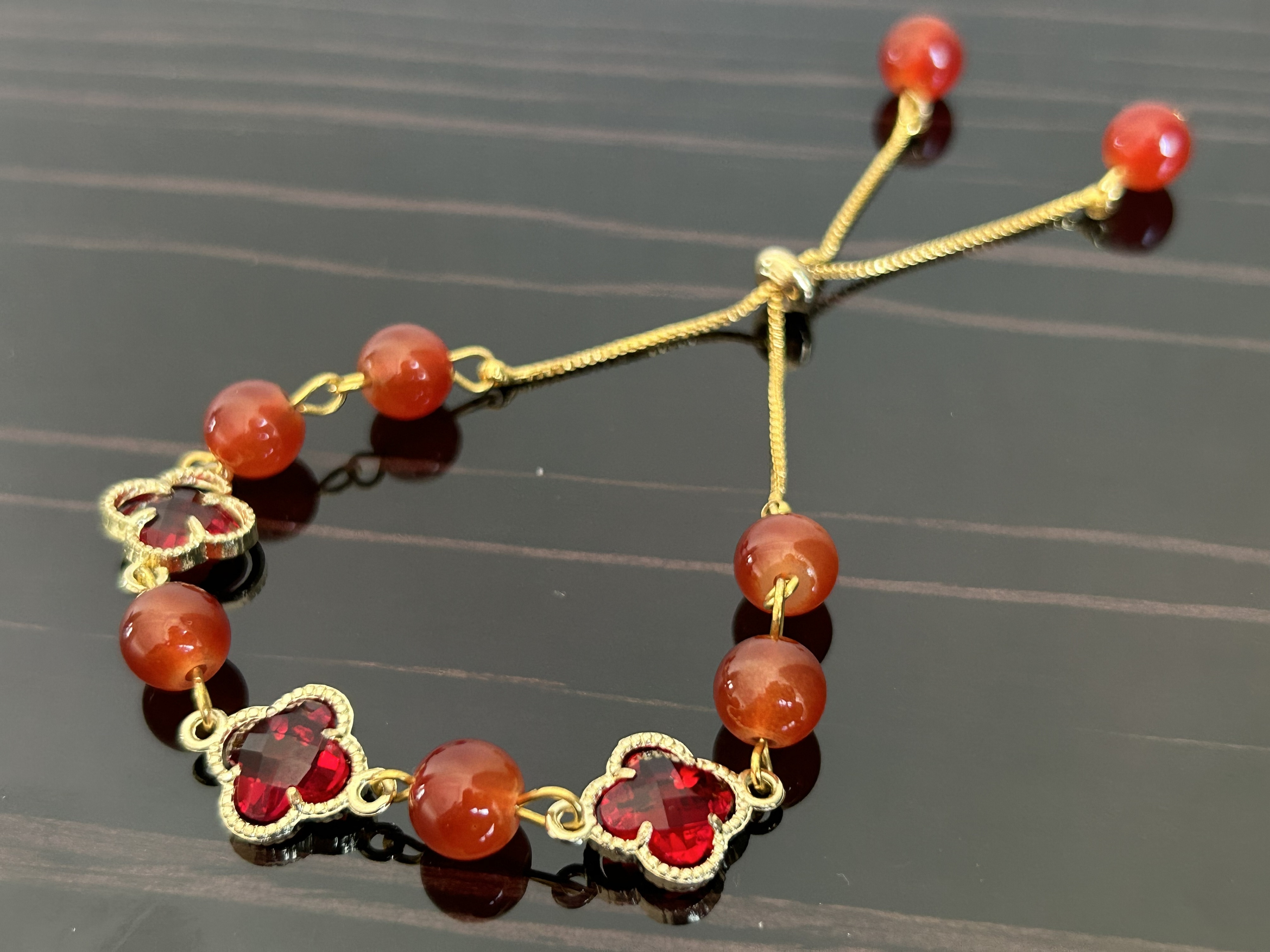 Agate red bracelet carnelian a chic temu