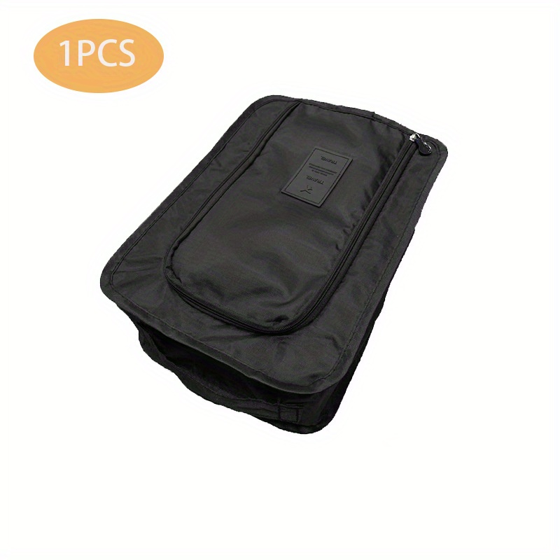 Bolsa de zapatos multifunción para acampar Zapatos Organizador clasificado  Zapatos resistentes plegables Bolsas Zapatos Bolsillos Transpirable para ir  Negro L shamjiam Bolsas de zapatos de viaje