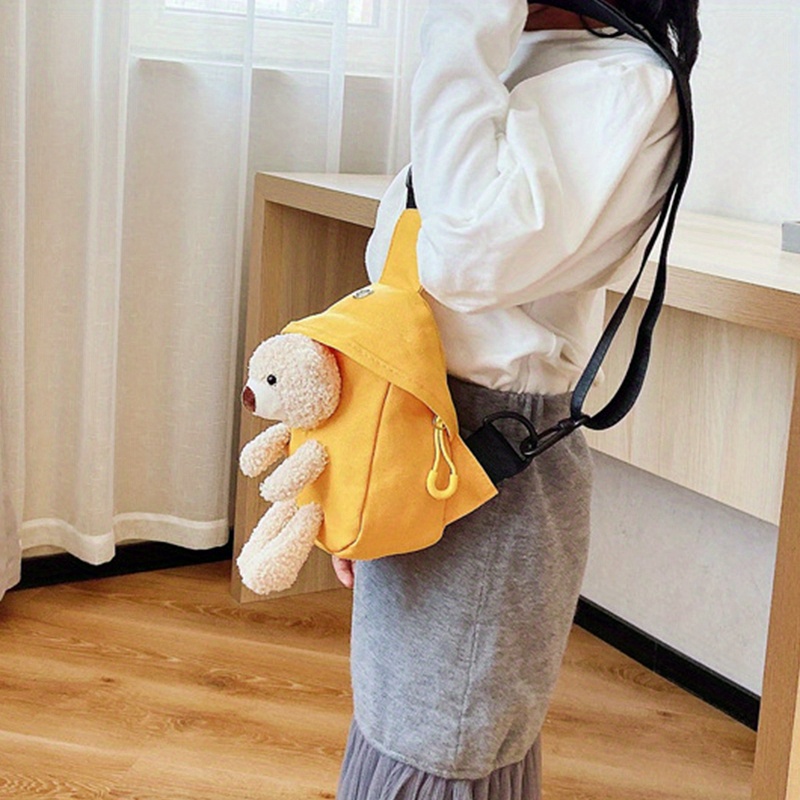 Duck Bag Shoulder Bag Cute Cartoon Plush Duck Bag Girl Shoulder Crossbody  Bag