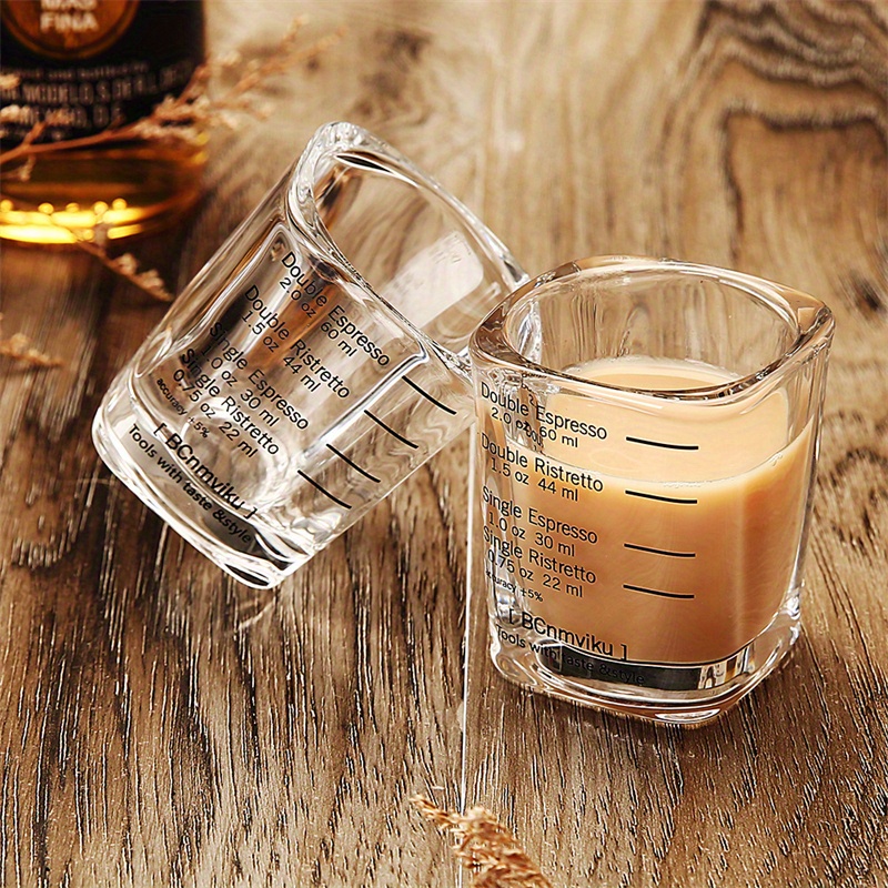 Hohopeti 3pcs beaker measuring cylinder 500ml espresso espresso glass  measuring cup large espresso shot coffee creamer ml measuring cup for  liquid