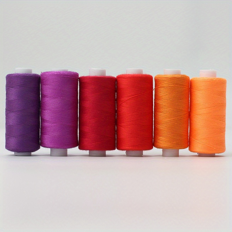 Set Threads Different Color Sewing Needlework Different Multicolored  Palette Warm Red Orange Yellow Bright Stock Photo - Image of industry,  fashion: 110160476
